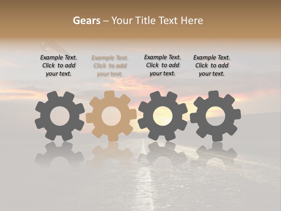 Marking Forward Moody PowerPoint Template