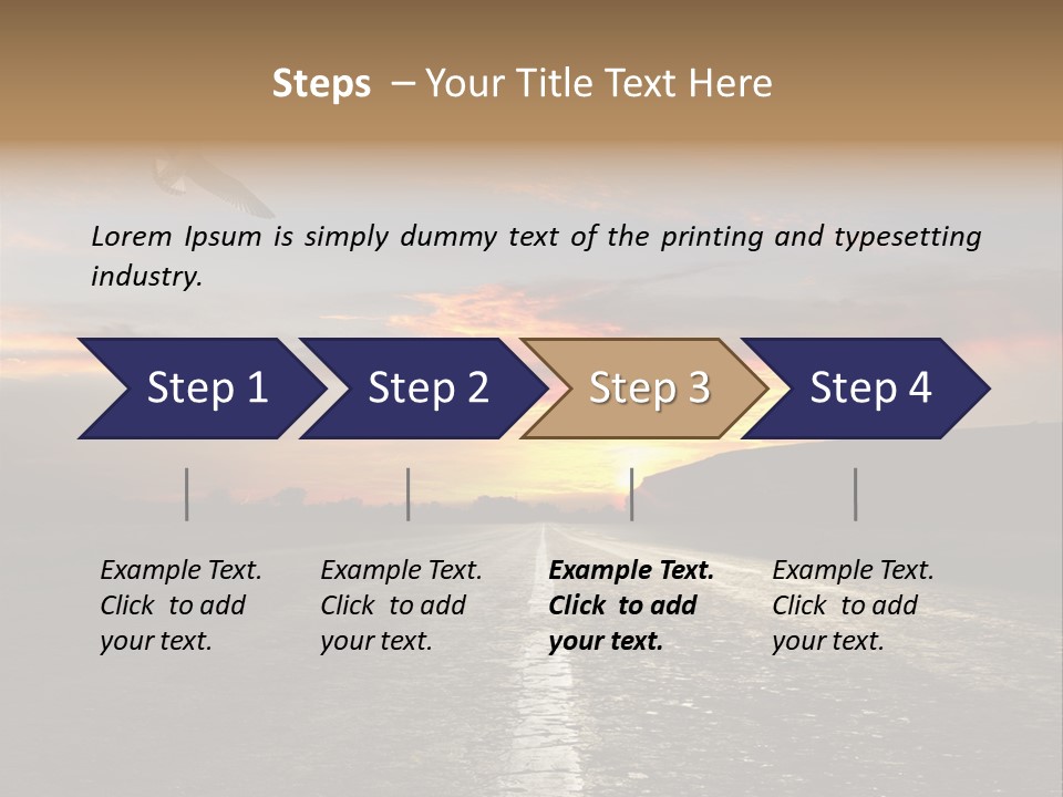 Marking Forward Moody PowerPoint Template