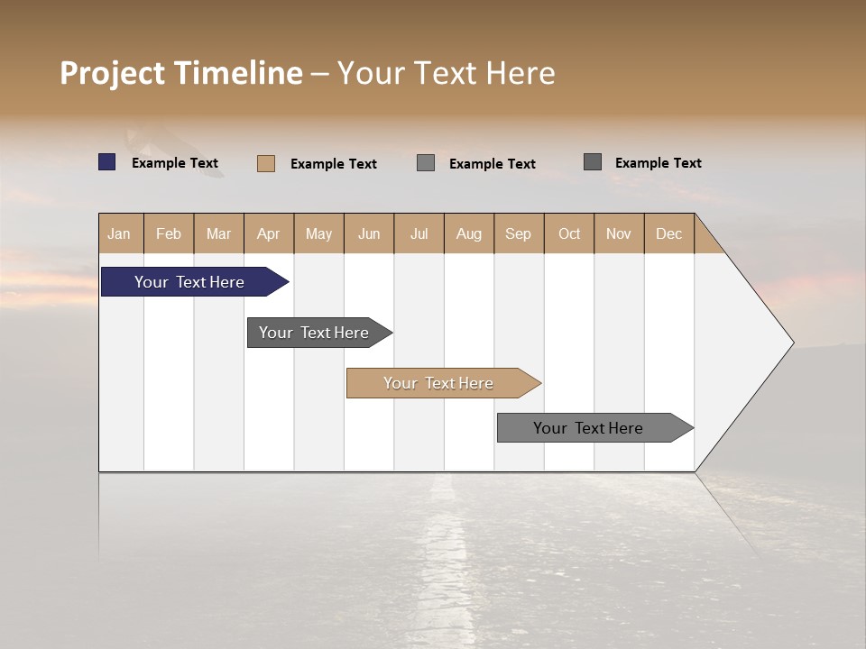 Marking Forward Moody PowerPoint Template