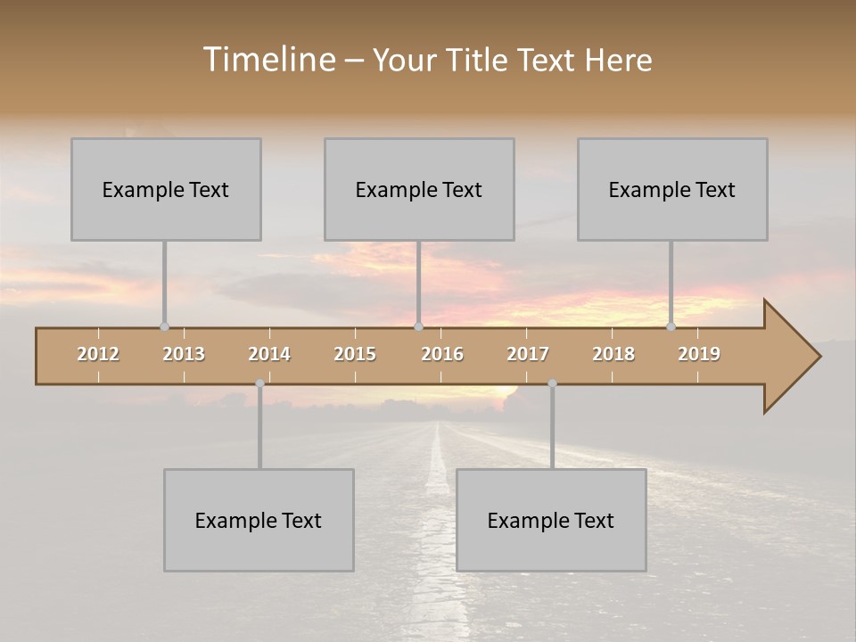 Marking Forward Moody PowerPoint Template