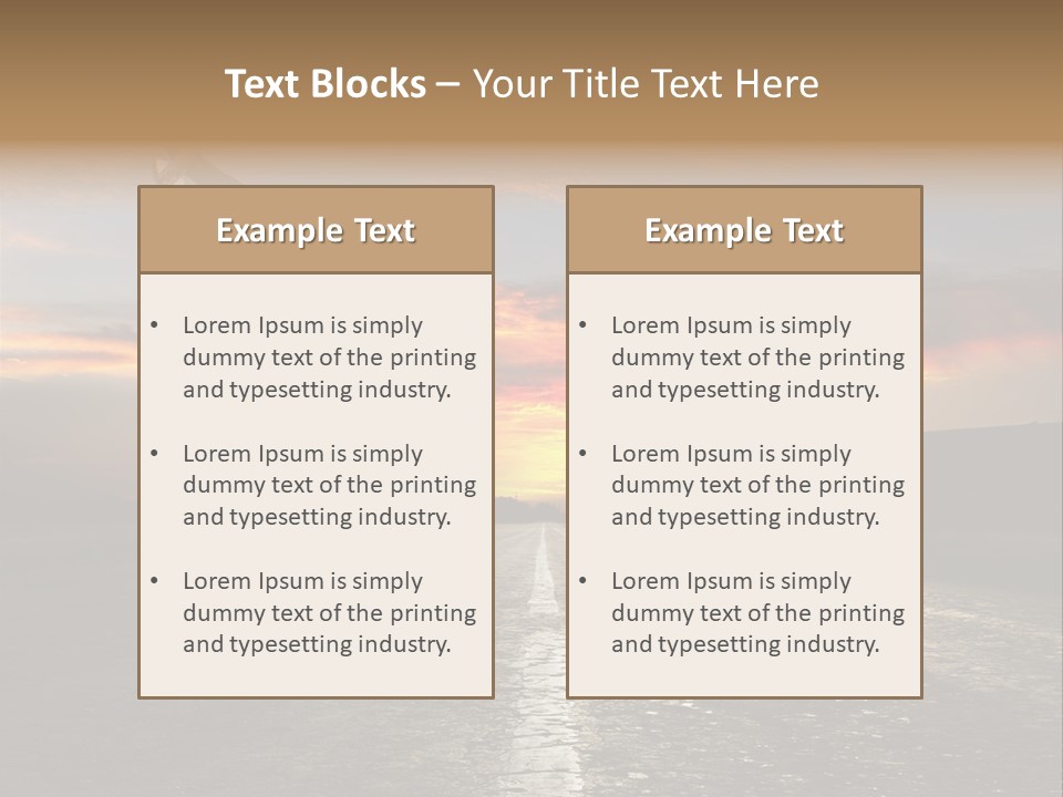 Marking Forward Moody PowerPoint Template