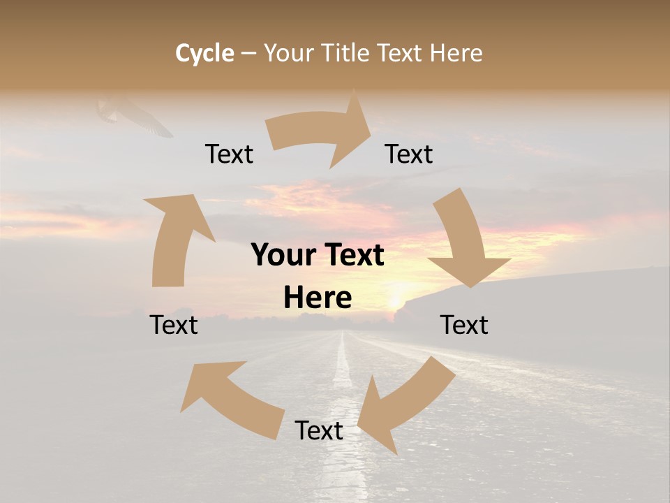 Marking Forward Moody PowerPoint Template