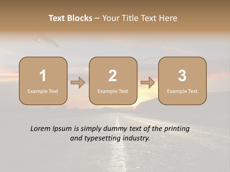 Marking Forward Moody PowerPoint Template