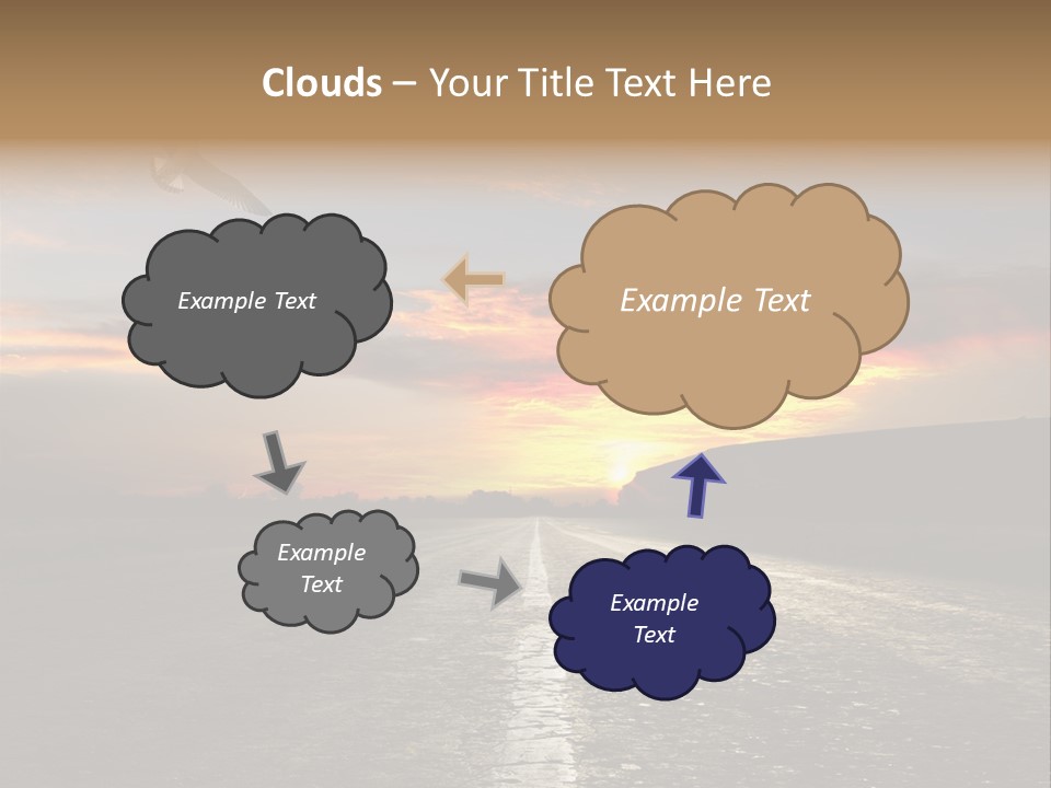 Marking Forward Moody PowerPoint Template