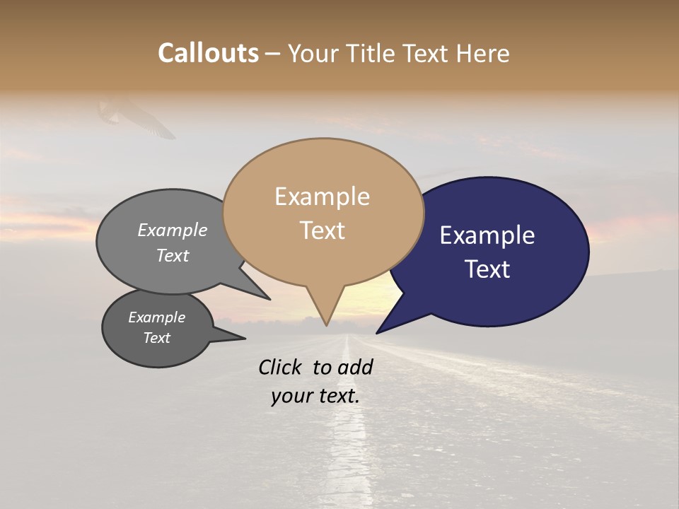 Marking Forward Moody PowerPoint Template