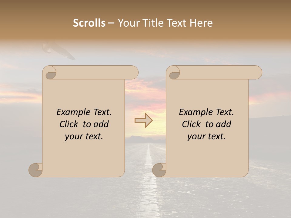 Marking Forward Moody PowerPoint Template