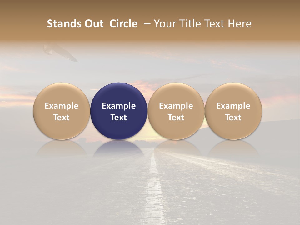 Marking Forward Moody PowerPoint Template