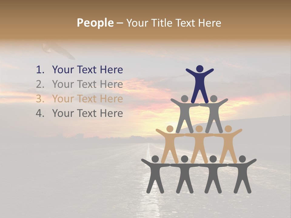 Marking Forward Moody PowerPoint Template