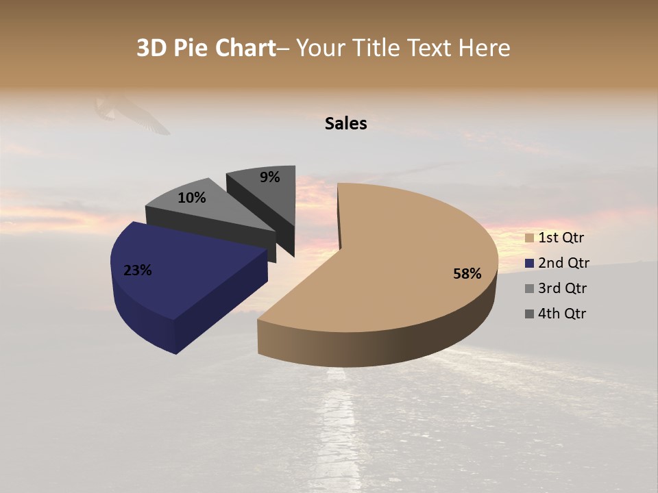 Marking Forward Moody PowerPoint Template