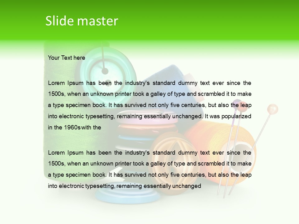 Industry Macro Thread PowerPoint Template