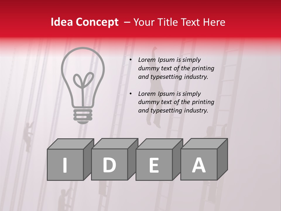 People Tiny Opportunity PowerPoint Template