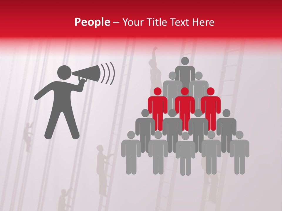 People Tiny Opportunity PowerPoint Template