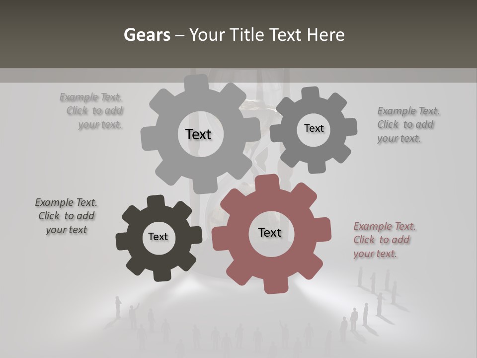 Moving Tiny Flowing PowerPoint Template
