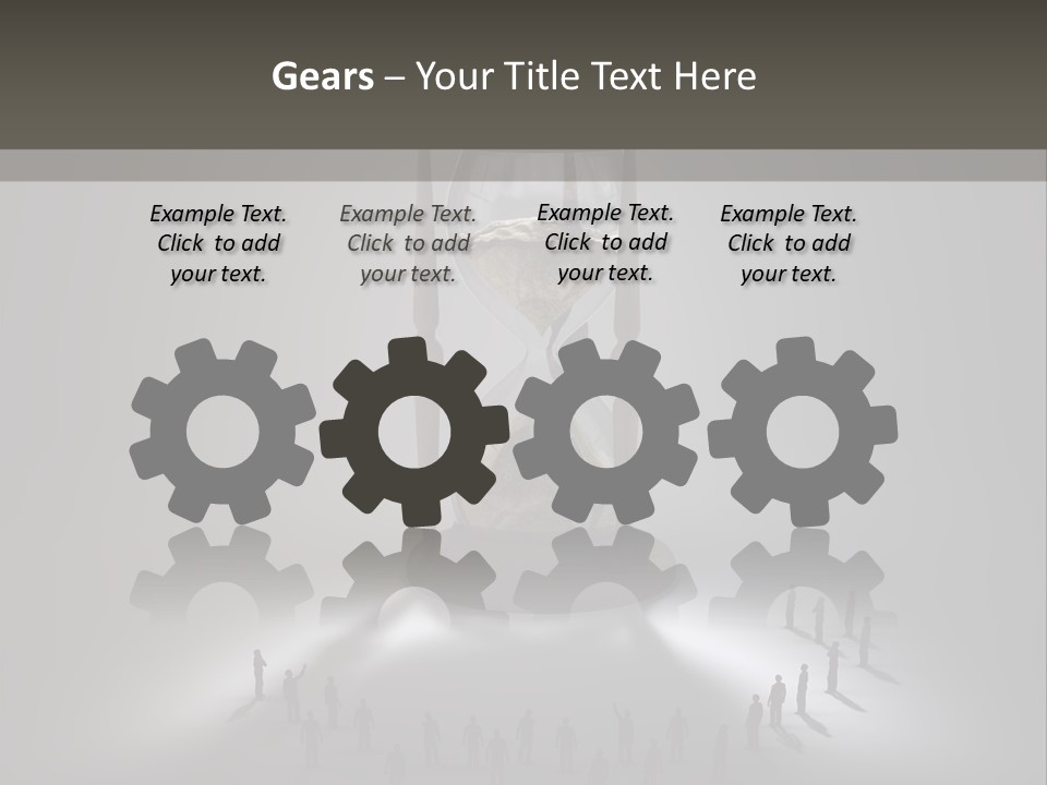 Moving Tiny Flowing PowerPoint Template