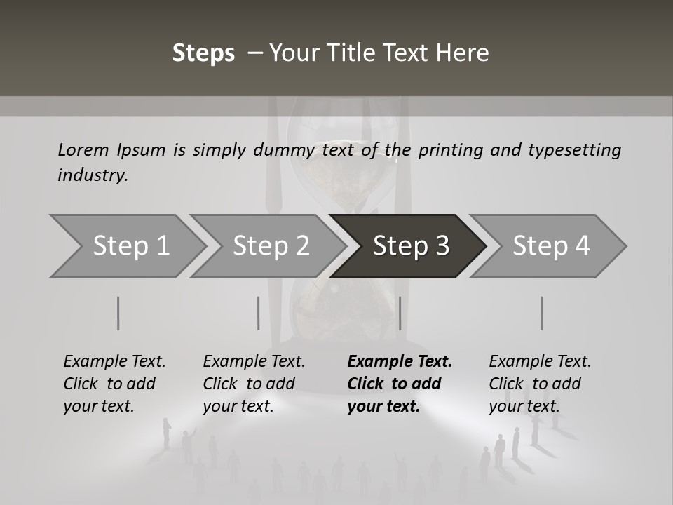 Moving Tiny Flowing PowerPoint Template