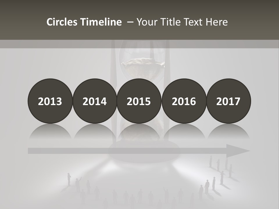 Moving Tiny Flowing PowerPoint Template