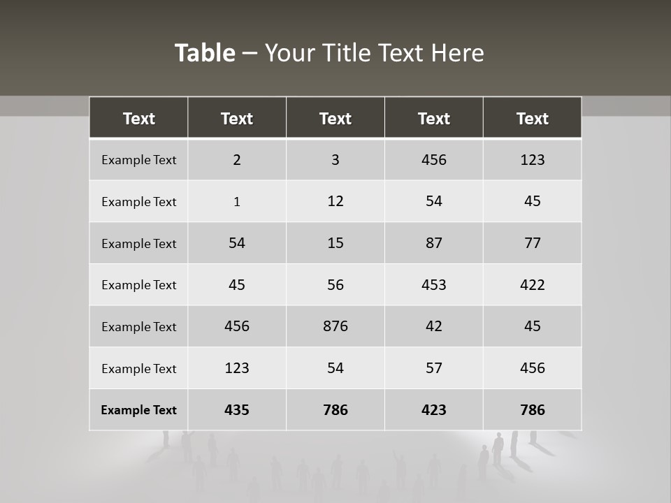 Moving Tiny Flowing PowerPoint Template