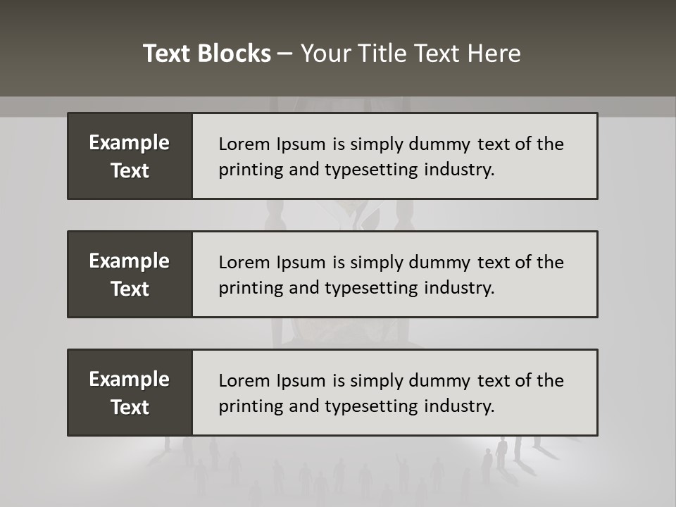 Moving Tiny Flowing PowerPoint Template