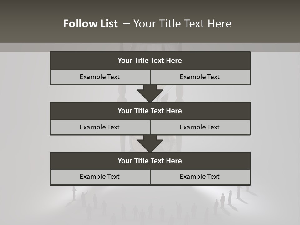 Moving Tiny Flowing PowerPoint Template