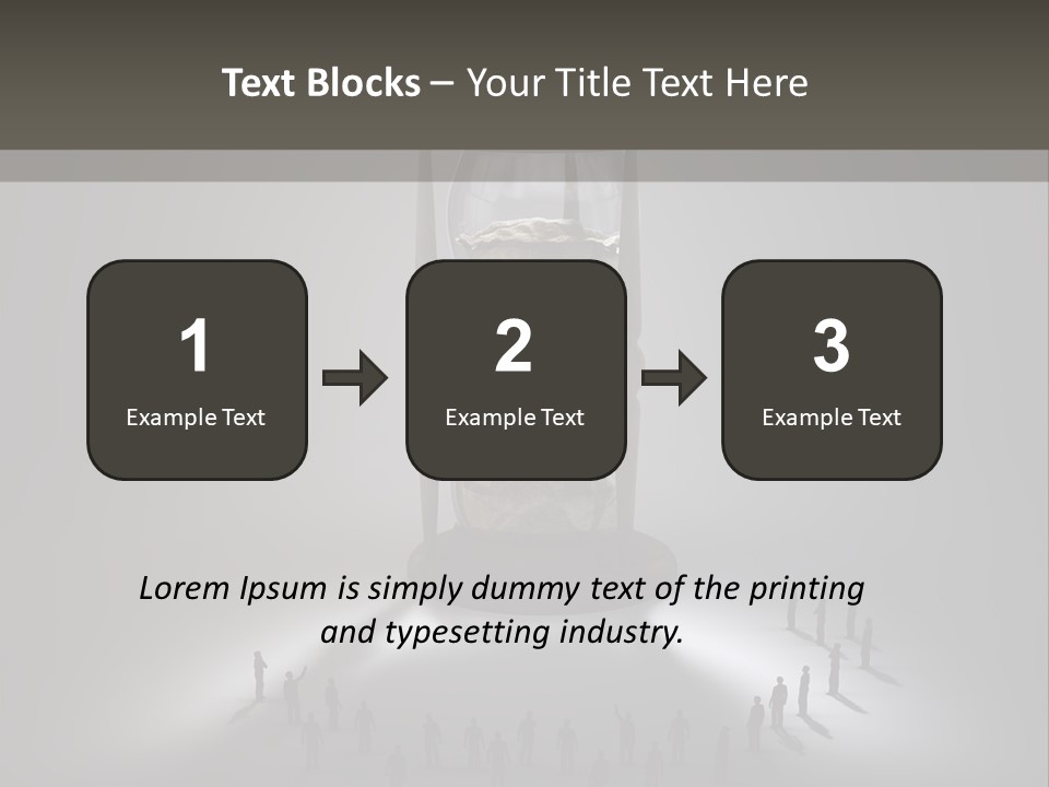 Moving Tiny Flowing PowerPoint Template