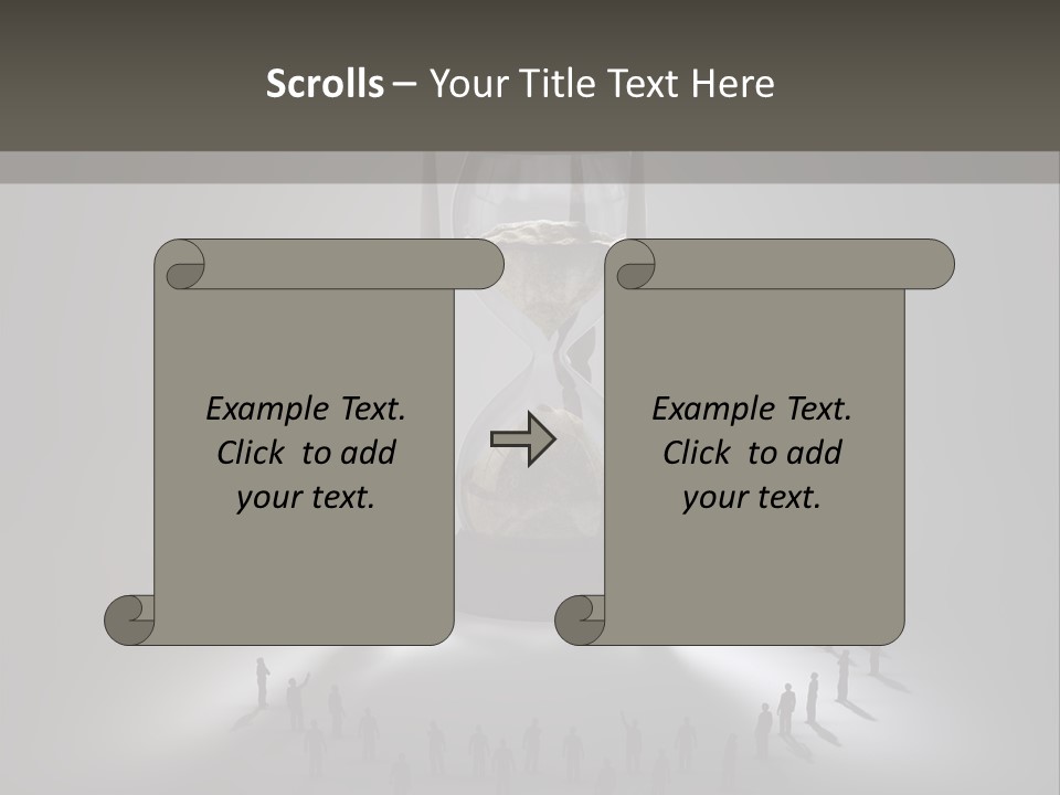 Moving Tiny Flowing PowerPoint Template