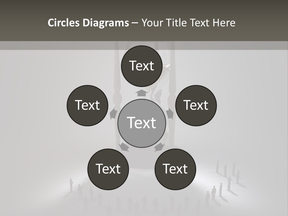 Moving Tiny Flowing PowerPoint Template