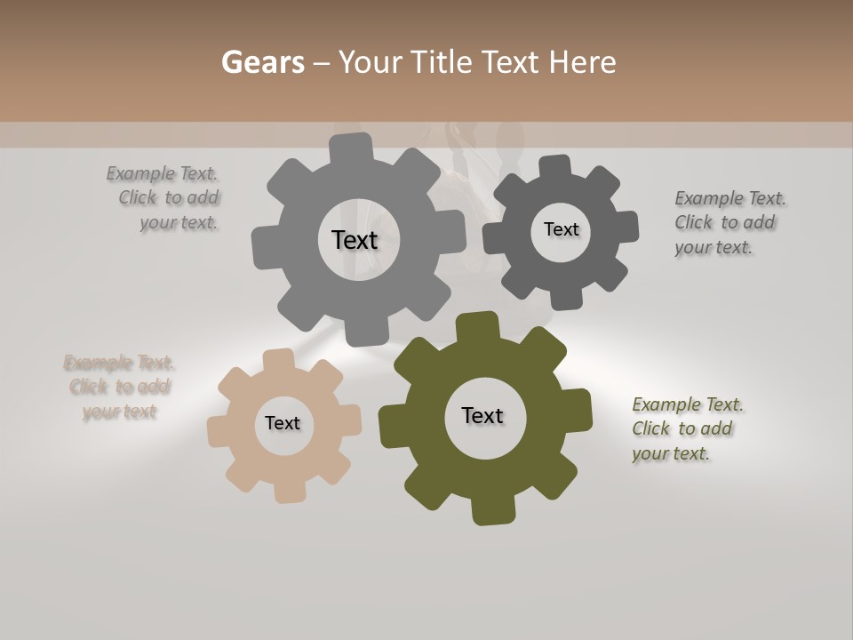 Running Waiting Stress PowerPoint Template