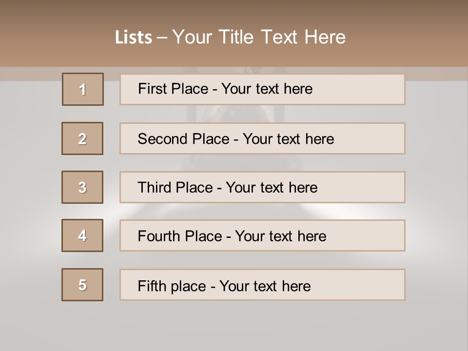 Running Waiting Stress PowerPoint Template
