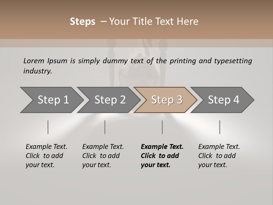 Running Waiting Stress PowerPoint Template