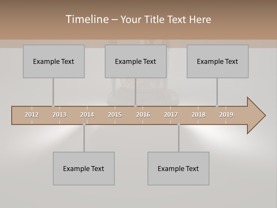 Running Waiting Stress PowerPoint Template