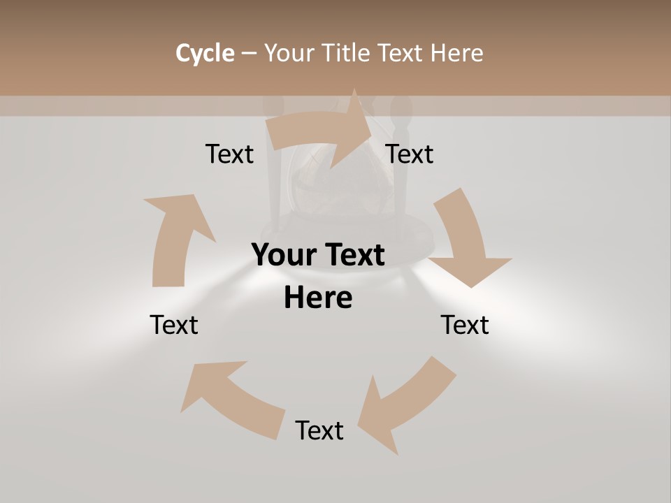 Running Waiting Stress PowerPoint Template