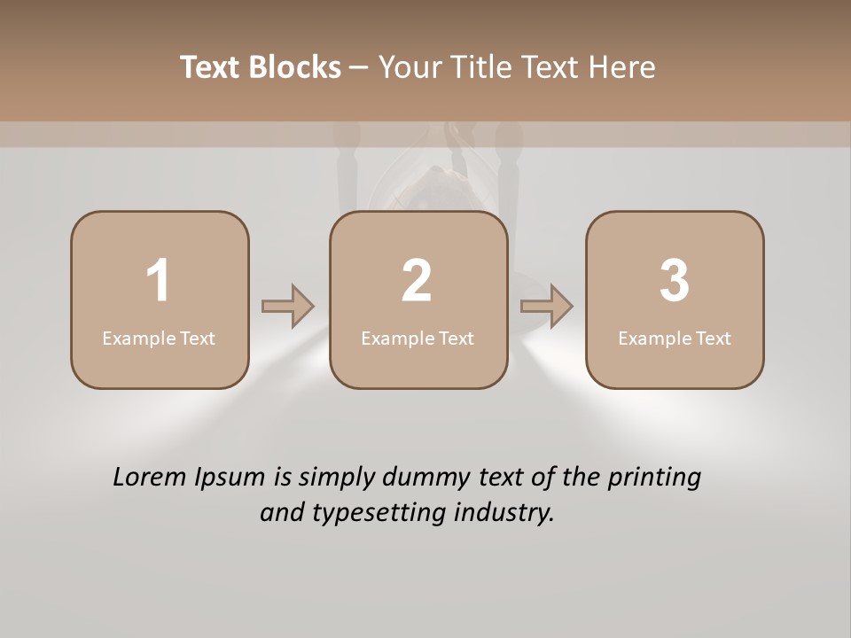 Running Waiting Stress PowerPoint Template