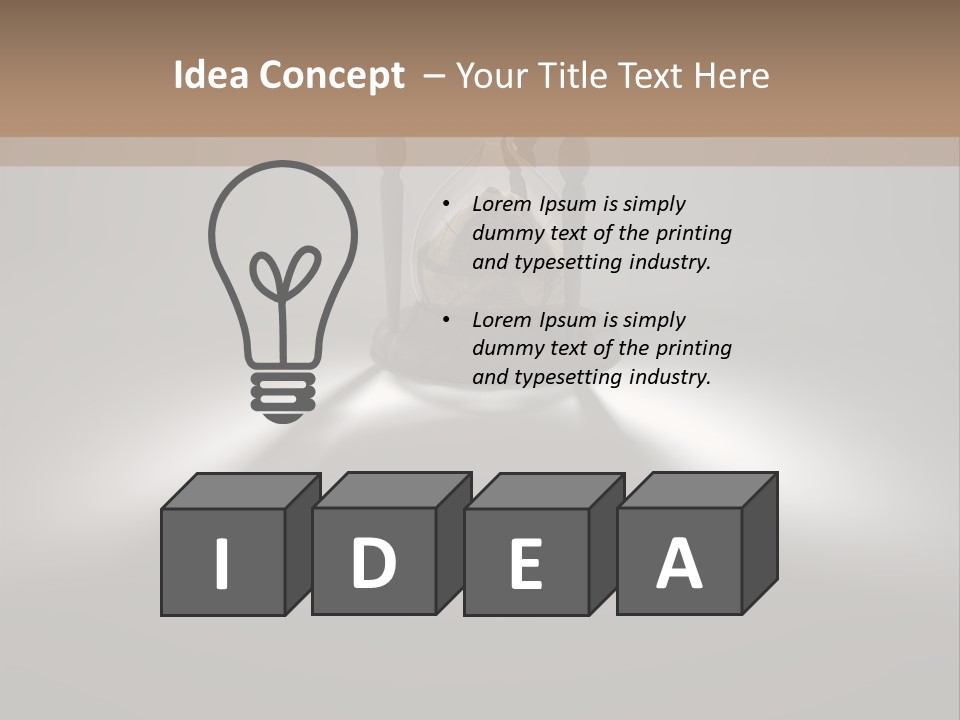 Running Waiting Stress PowerPoint Template