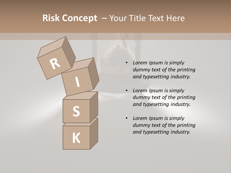 Running Waiting Stress PowerPoint Template