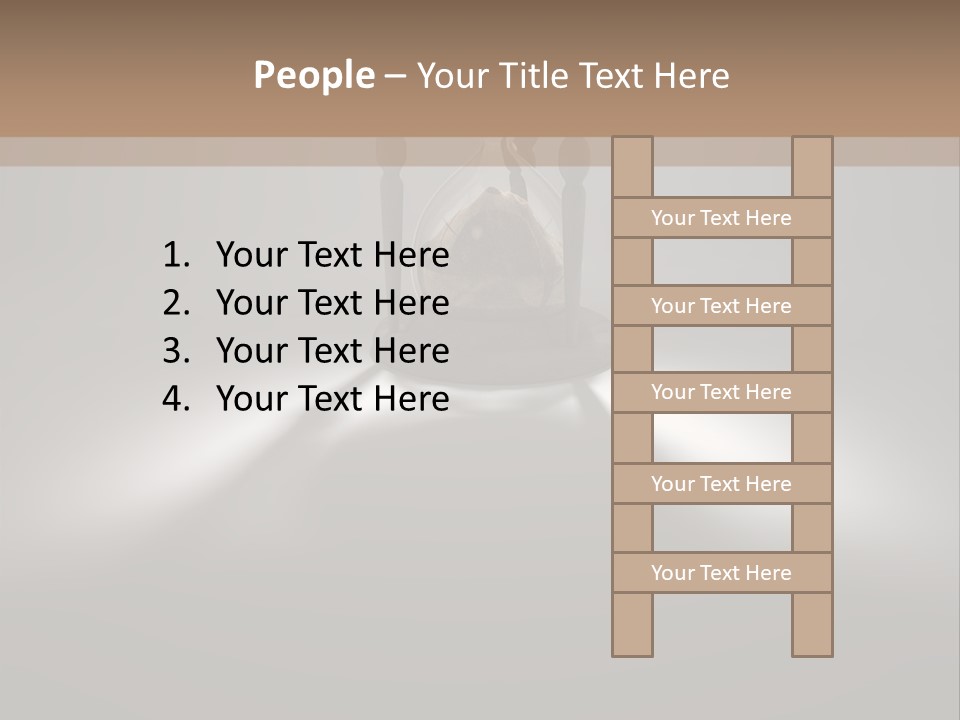 Running Waiting Stress PowerPoint Template