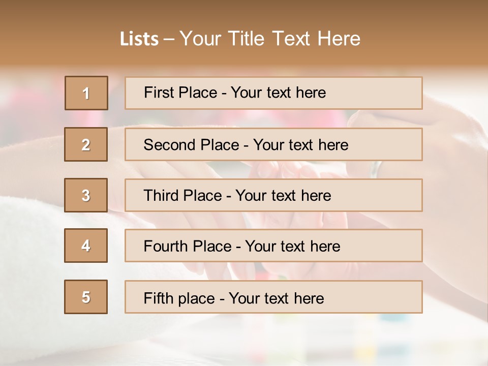 Beautiful Relax Lifestyle PowerPoint Template