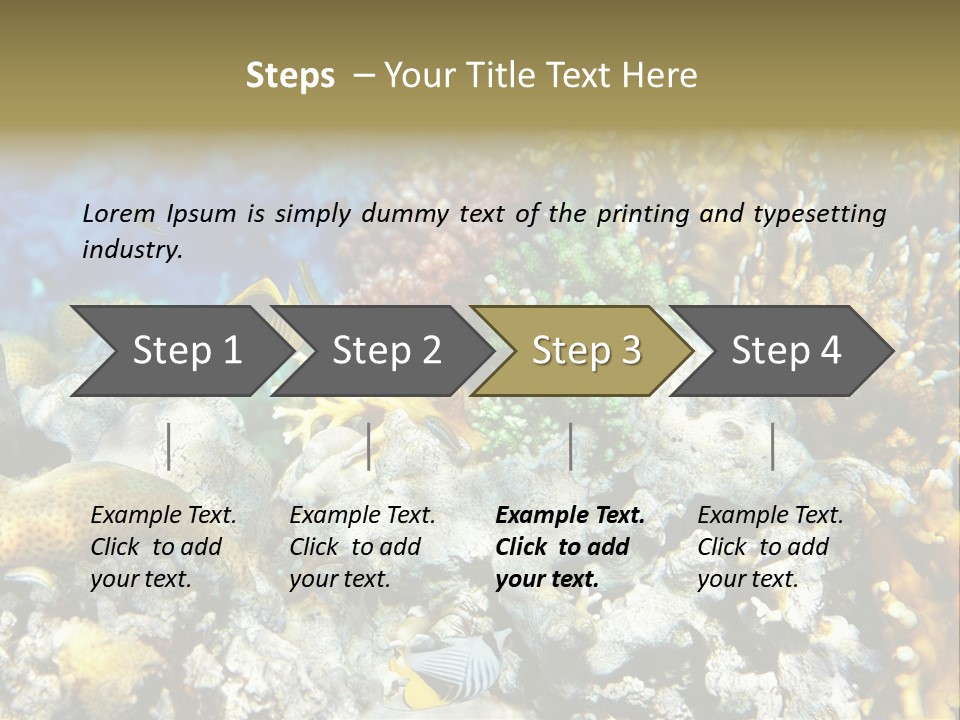 Sharm Reef Atoll PowerPoint Template