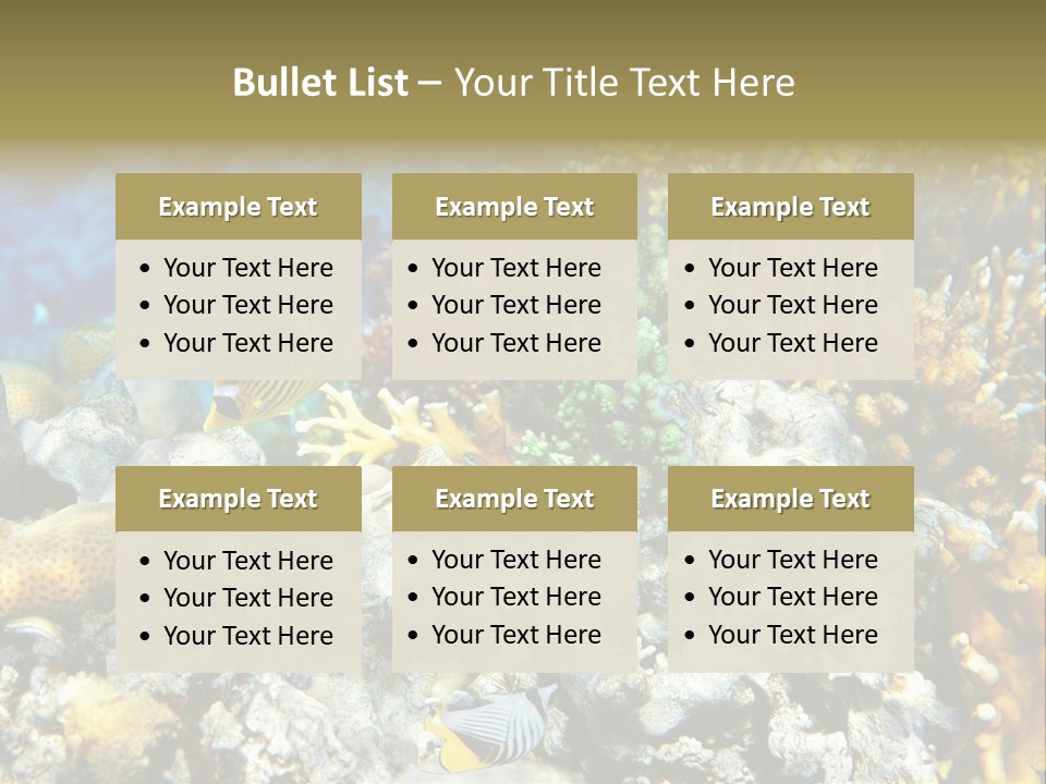 Sharm Reef Atoll PowerPoint Template