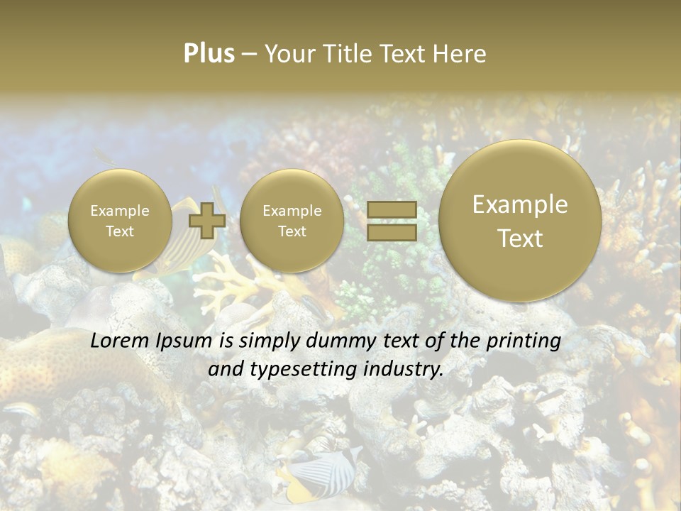 Sharm Reef Atoll PowerPoint Template