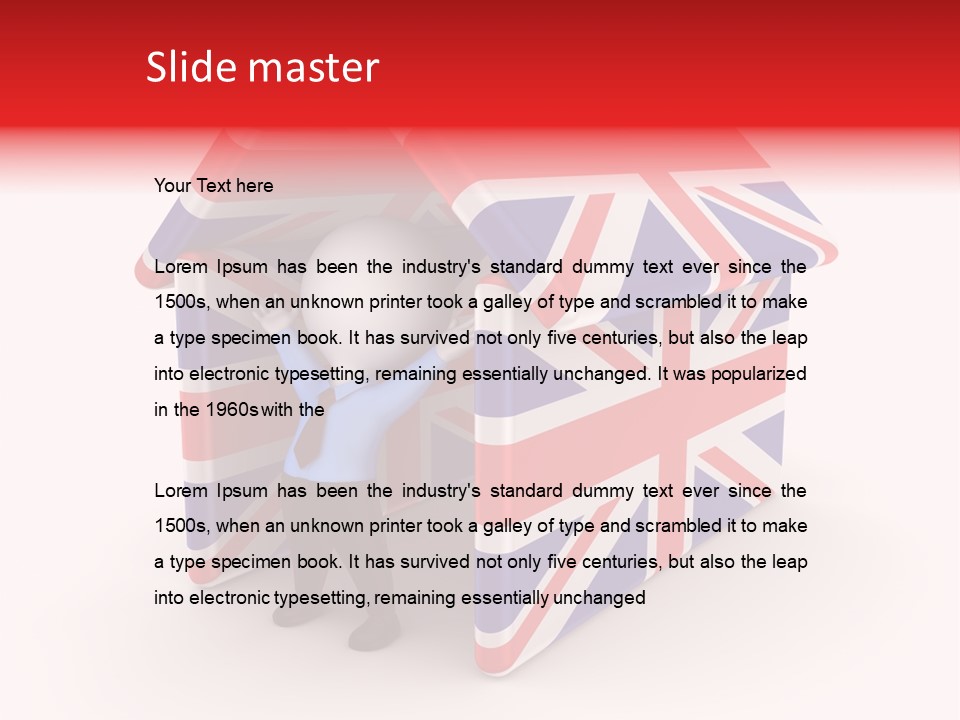 British Victory Strategy PowerPoint Template
