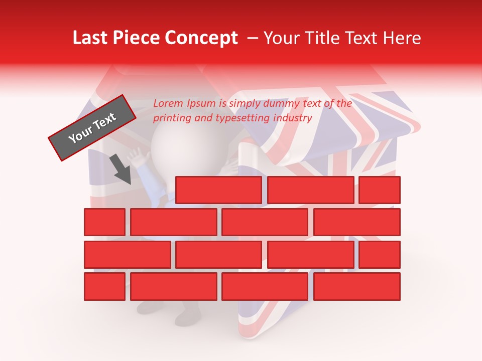 British Victory Strategy PowerPoint Template