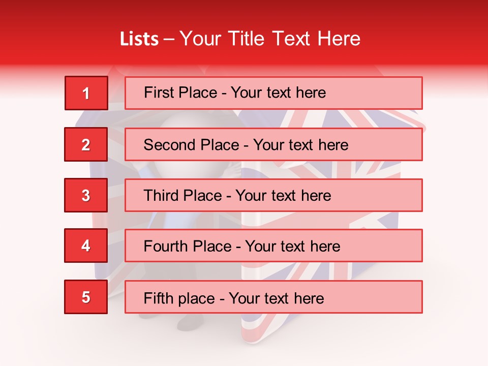 British Victory Strategy PowerPoint Template