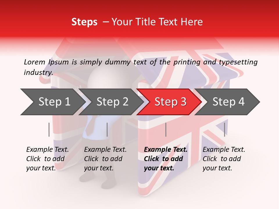 British Victory Strategy PowerPoint Template