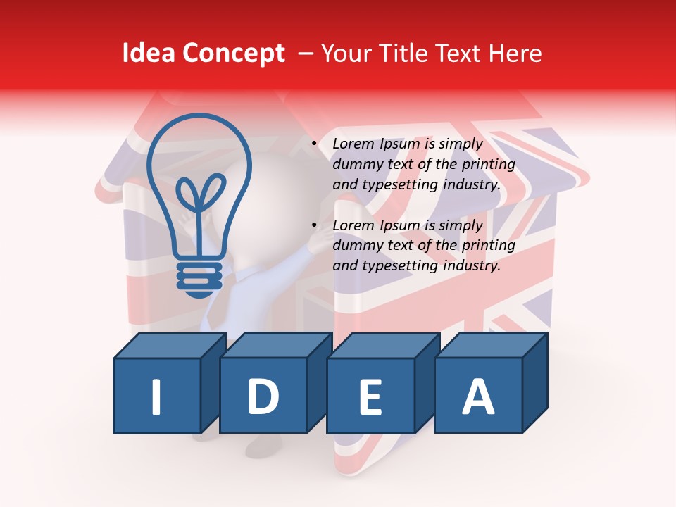 British Victory Strategy PowerPoint Template