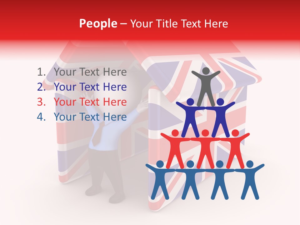 British Victory Strategy PowerPoint Template