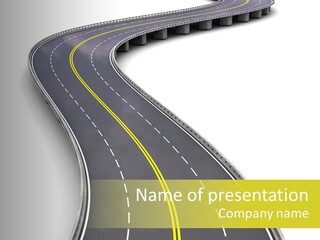 Journey Way White PowerPoint Template