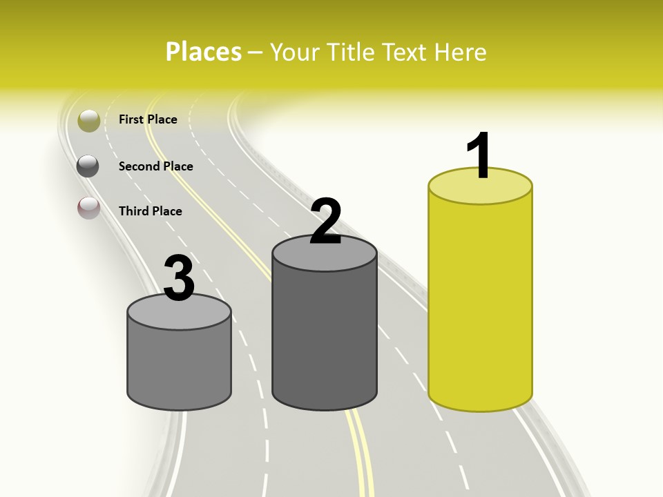 Journey Way White PowerPoint Template