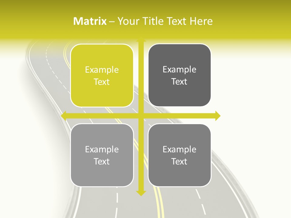 Journey Way White PowerPoint Template