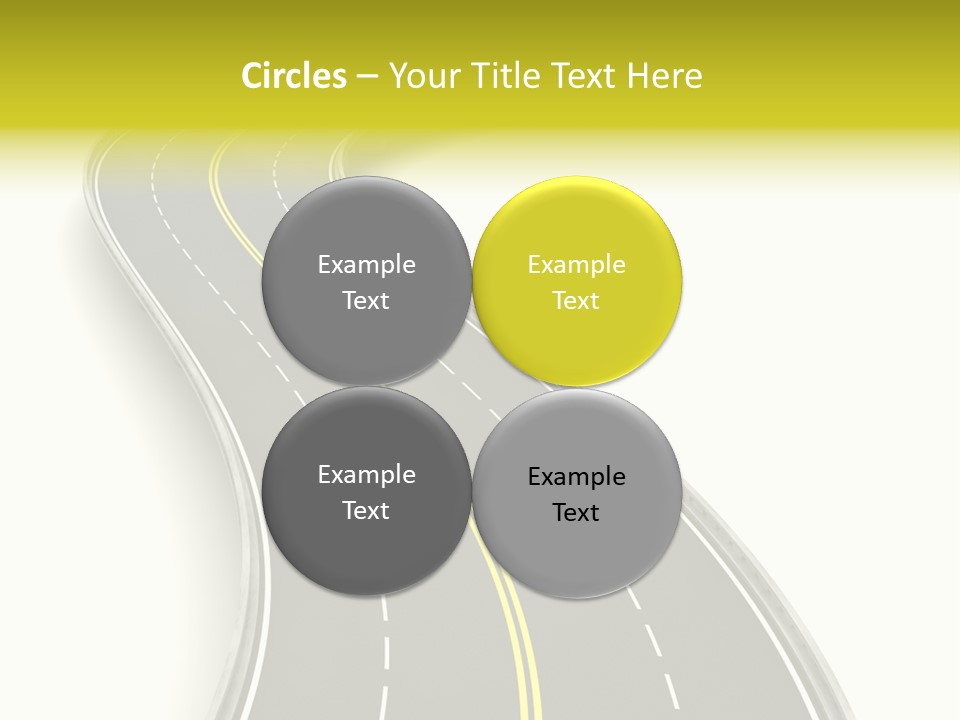 Journey Way White PowerPoint Template