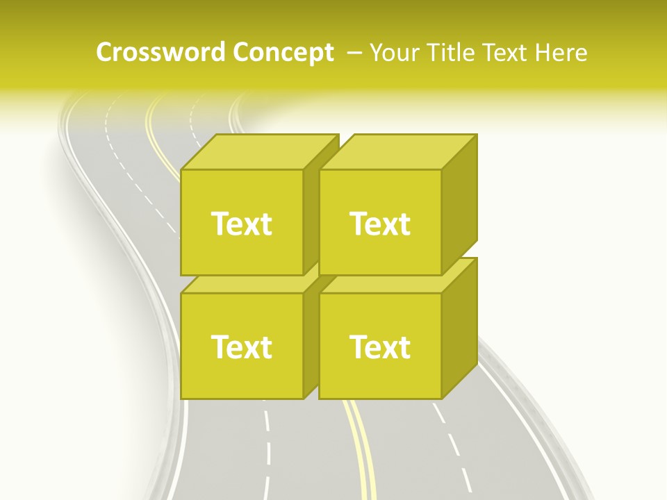Journey Way White PowerPoint Template